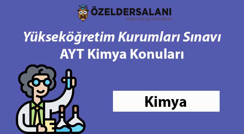 2024 AYT Kimya Konuları ve Soru Dağılımları