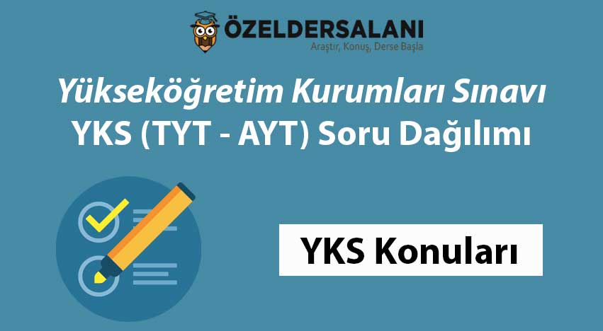 YKS (TYT - AYT) Konuları ve Güncel Soru Dağılımı