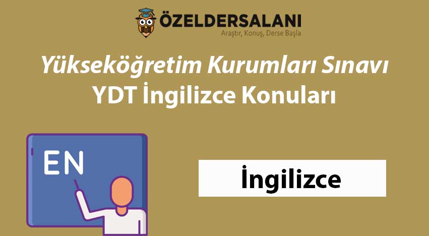 2024 YDT İngilizce Konuları ve Soru Dağılımı