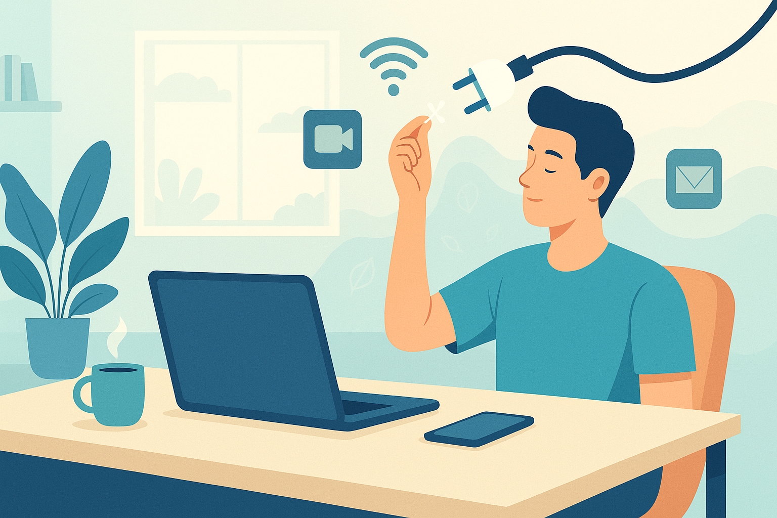 Evden Çalışanlar İçin Dijital Detoks: İş-Yaşam Dengesi Rehberi