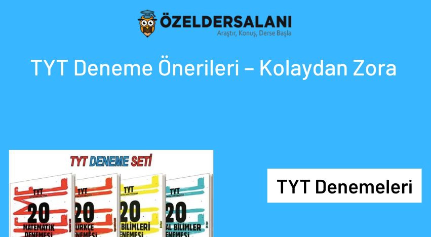 TYT Deneme Önerileri – Kolaydan Zora