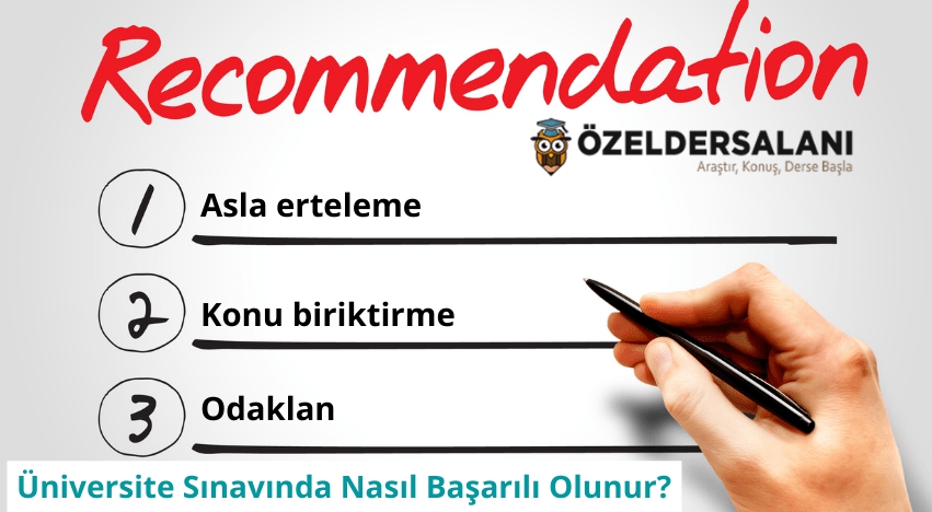 Üniversite Sınavında Nasıl Başarılı Olunur?