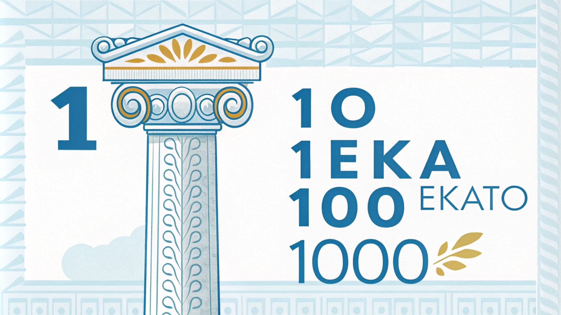 Yunanca Sayılar: 1'den 1000'e kadar nasıl sayılır